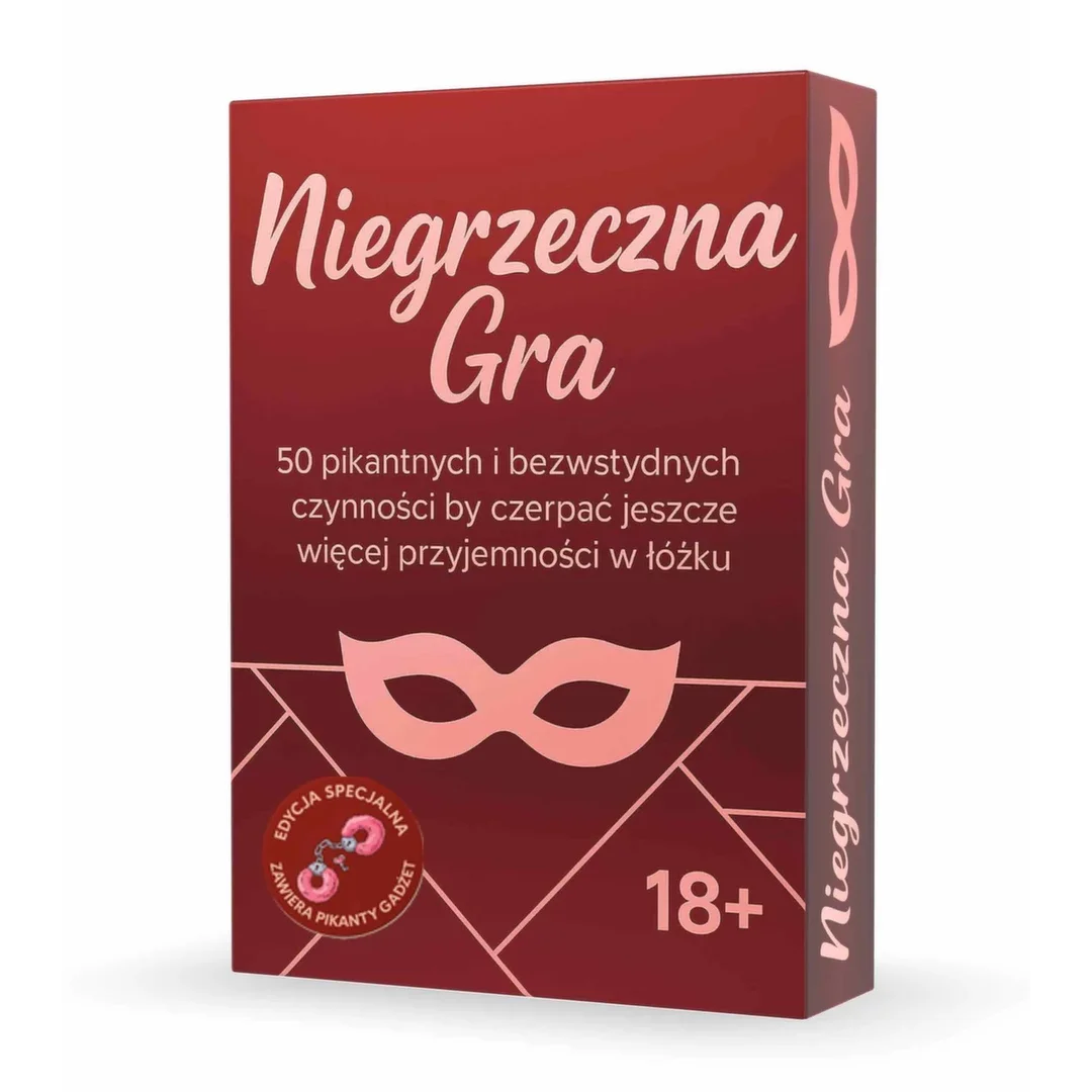 Niegrzeczna Gra 50 Zadań - Gra Planszowa dla Par z Kajdankami