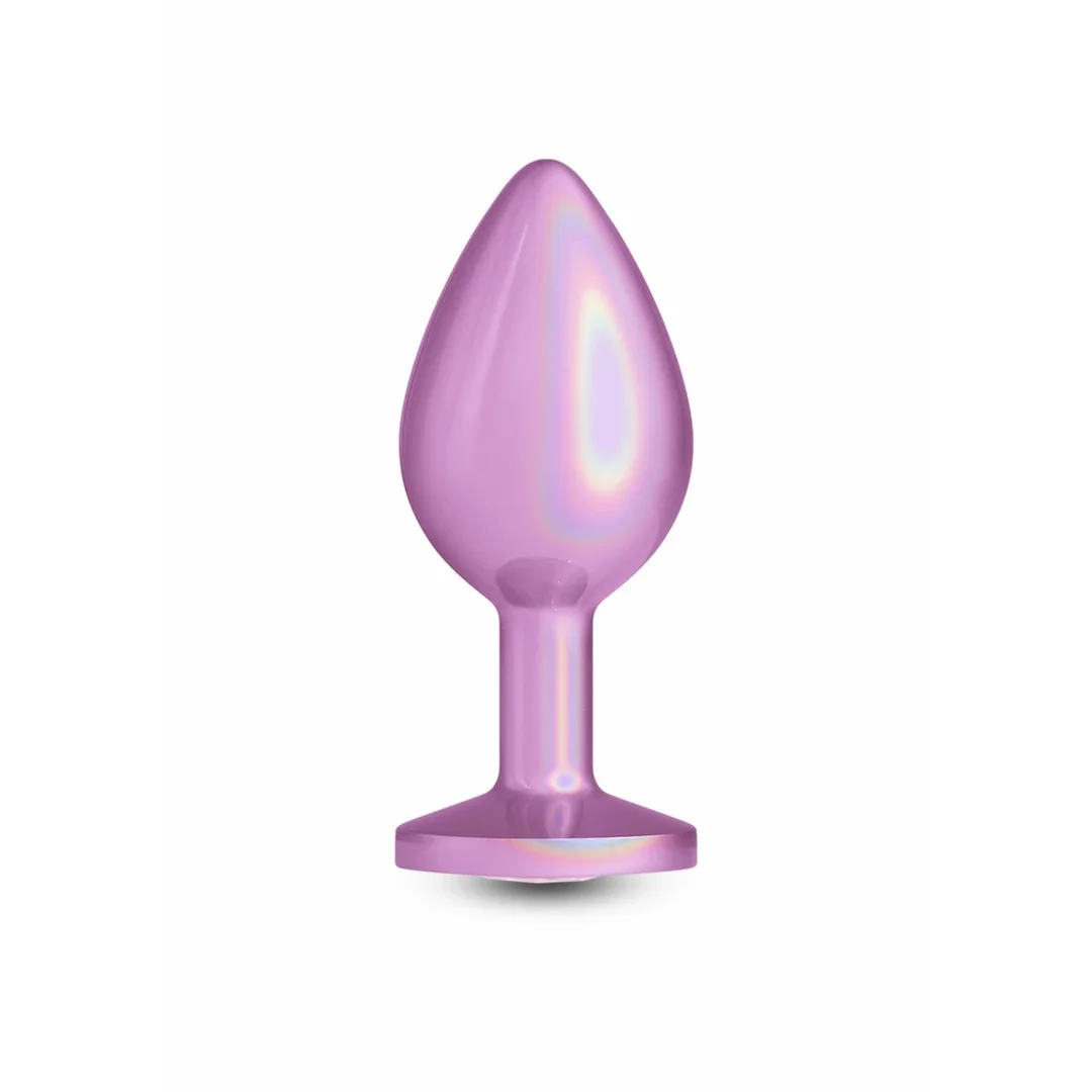 NS Novelties Iridescent Pink Medium aluminiowy korek anatomiczny średni rożowy
