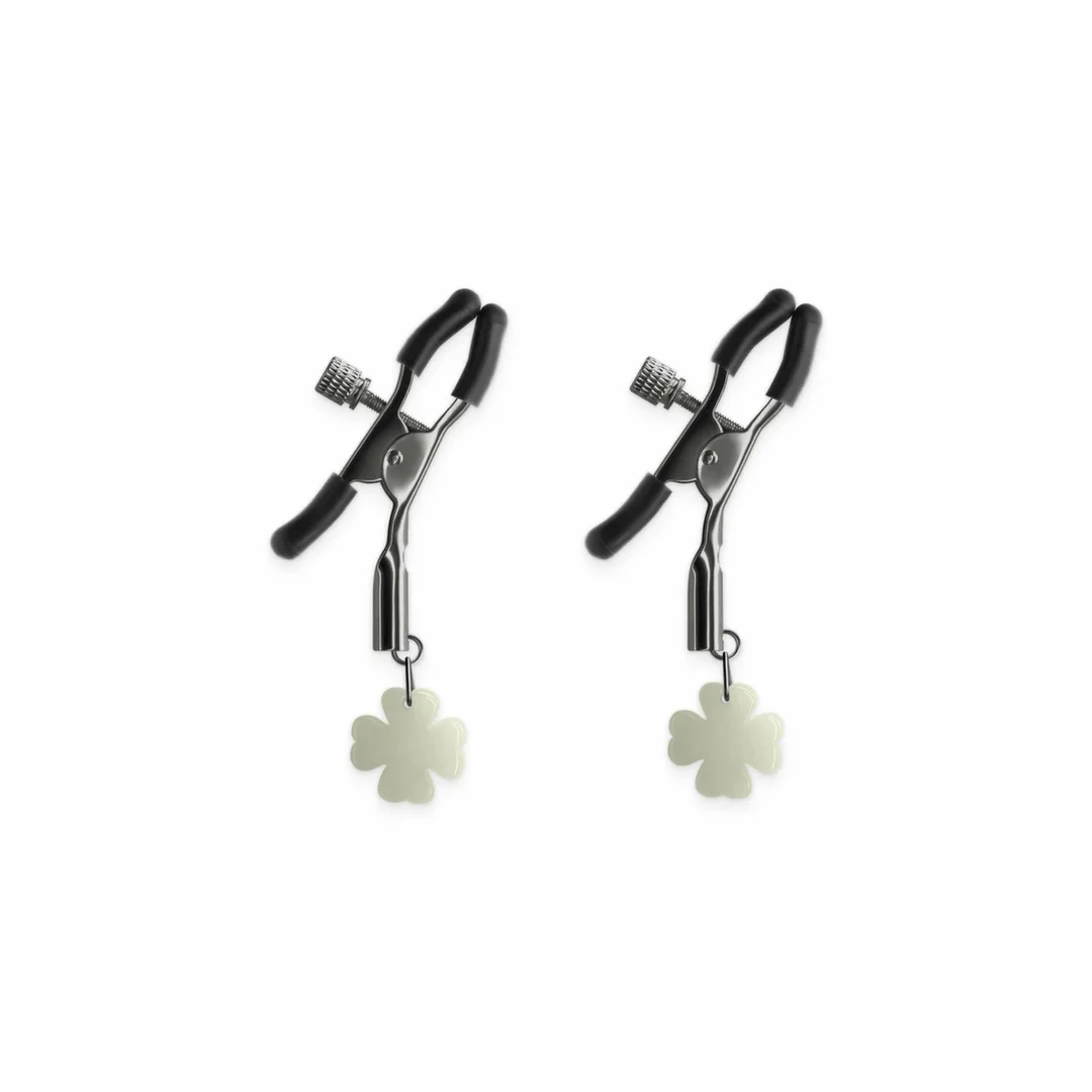 NS Novelties Nipple Clamps G4 - regulowane klamry z silikonowymi końcowkami