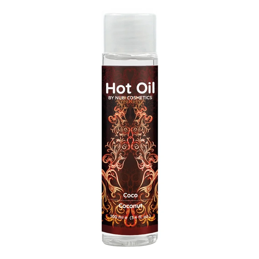 NUEI Hot Oil Kokosowy Rozgrzewający Olejek do Masażu 100ml Vegan