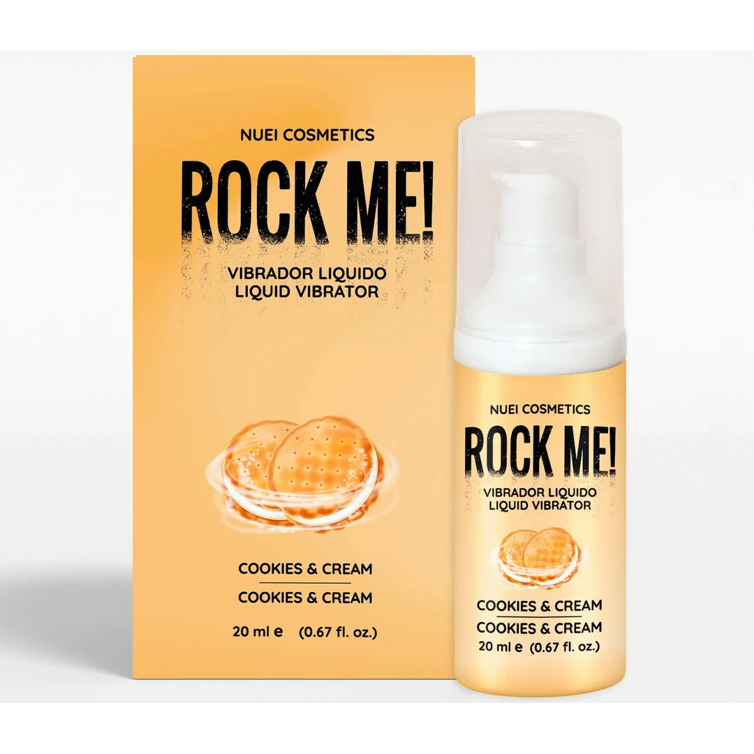 Nuei Rock Me! Żel stymulujący Cookies & Cream 20ml, efekt wibrujący