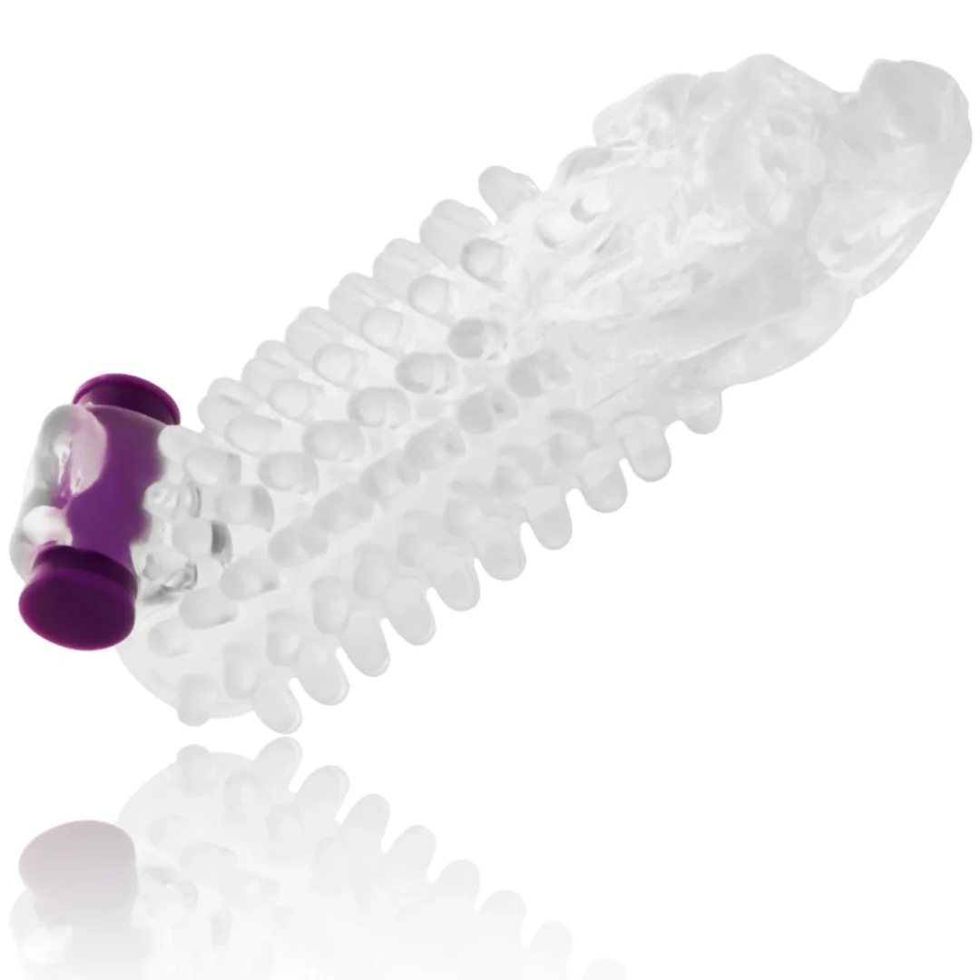 Ohmama Dragon Sleeve - elastyczna nakładka z wibrującą kapsułką 12 cm