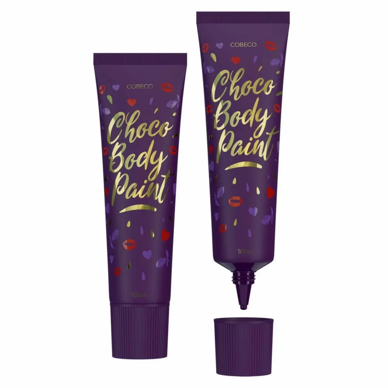 Cobeco Chocolate Bodypaint 100 ml - Jadalna farbka do ciała z czekoladą