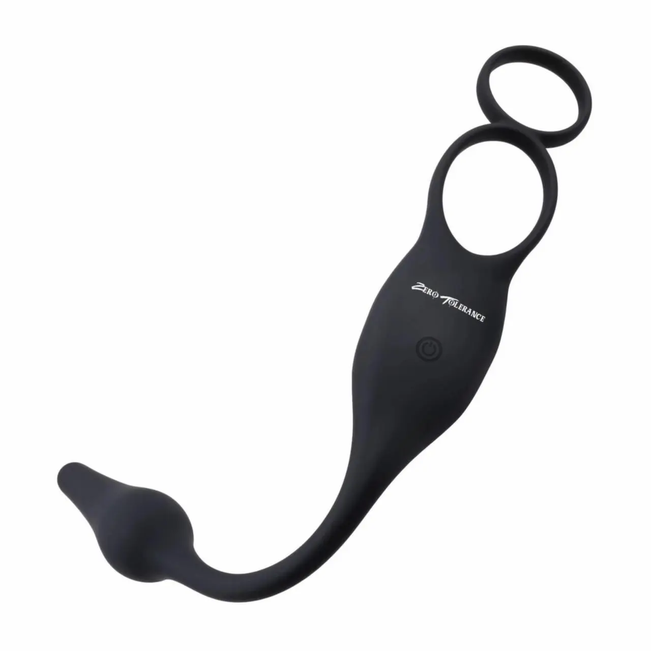 Evolved Novelties Plug & Tug Black - Zestaw z wibrującym pierścieniem