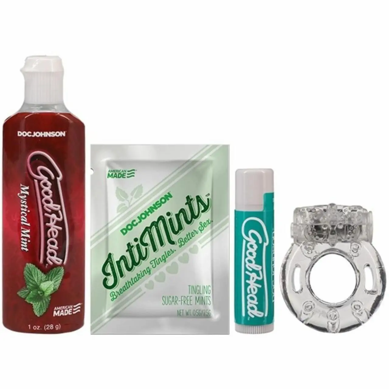 Doc Johnson GoodHead Zestaw do Pielęgnacji Ust i Odświeżenia Mint