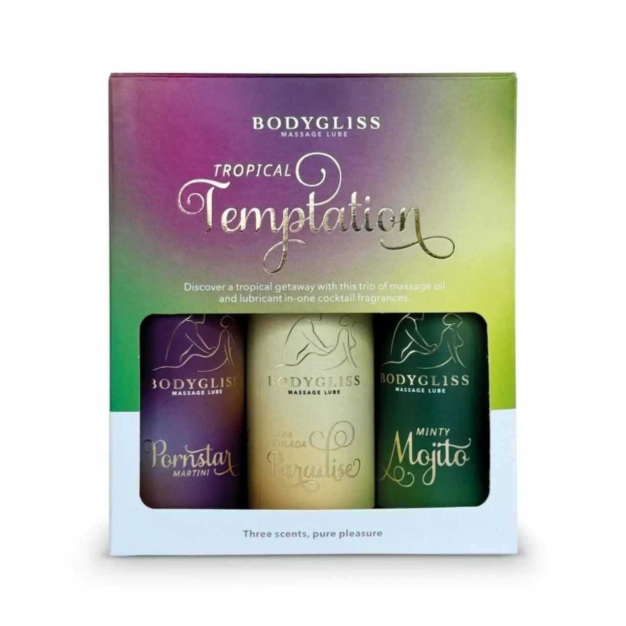 BodyGliss Travel Edition 3x50ml Zestaw Lubrykantow Tropikalnych