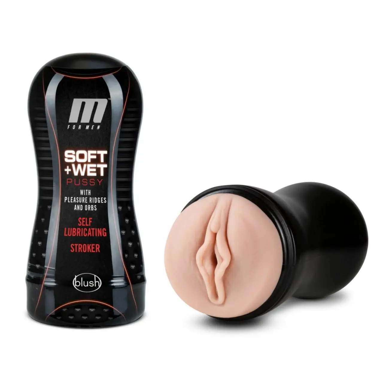 Blush M for Men Soft & Wet - anatomiczna maszyna intymna z systemem nawilżania