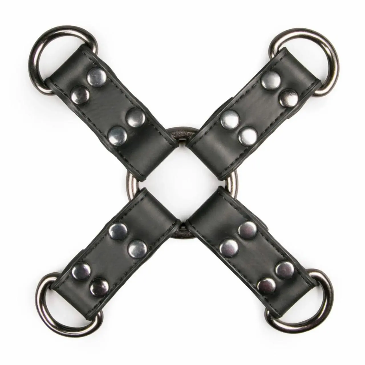 Easytoys - Skorzany System Wiązań Black Leather Hogtie Black