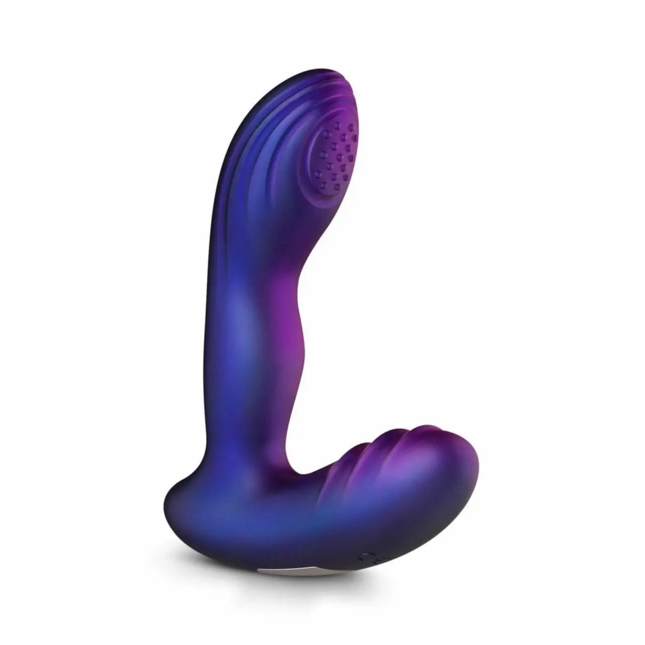 Hueman Tapping Plug silikonowy z funkcją stukania, 10 trybow, fioletowy