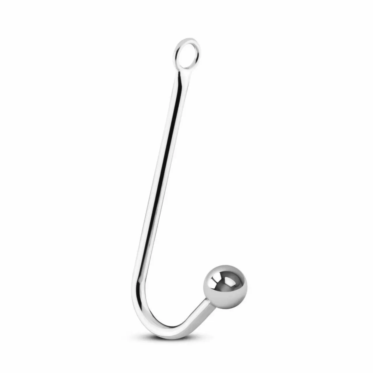 Sinner Gear Metalowy Anatomiczny Hak z Kulką i Pierścieniem 1 Ball