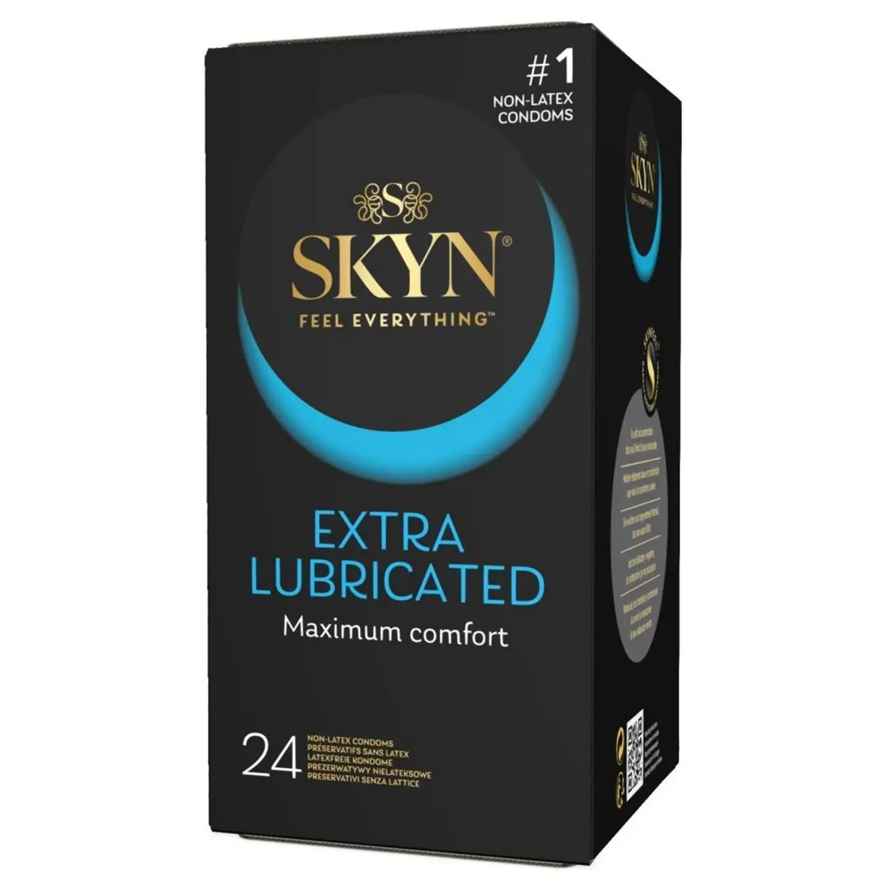 Skyn Extra Lubricated 24 szt. - prezerwatywy bez lateksu, dodatkowy poślizg