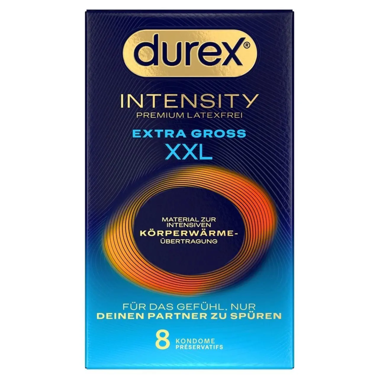 Durex Intensity Extra Large 61mm 8 szt. prezerwatywy bez lateksu