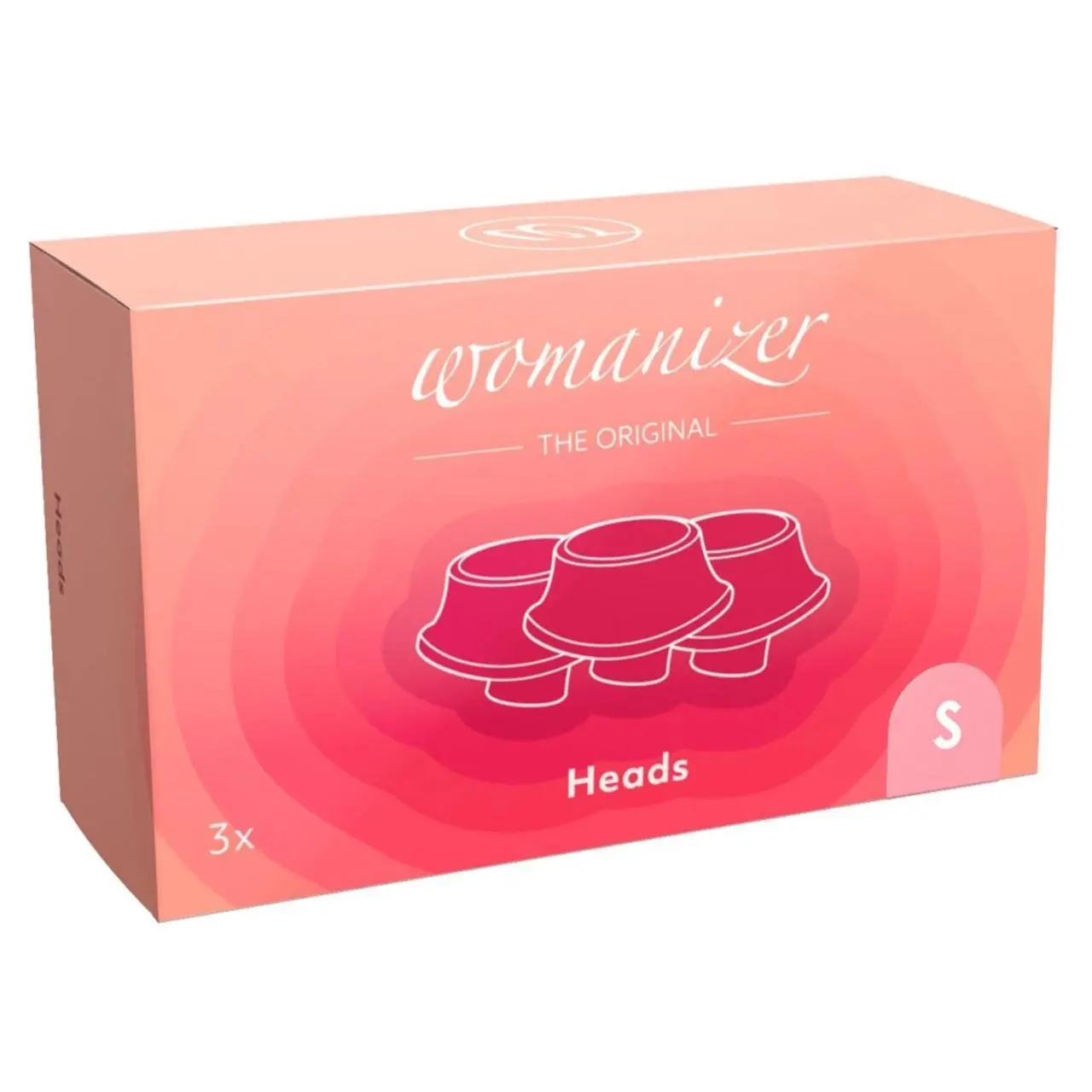 Womanizer W-Heads S - Zestaw 3 silikonowych końcowek wymiennych, 15 mm