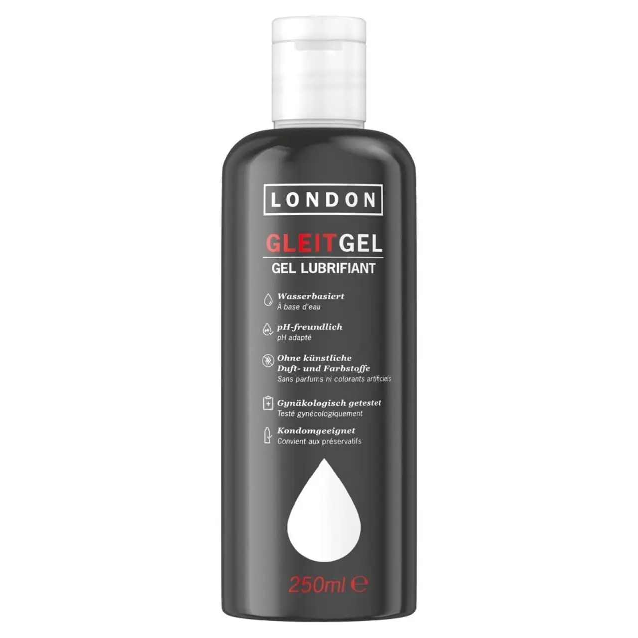 London Lubricant 250 ml - uniwersalny żel nawilżający bez zapachu