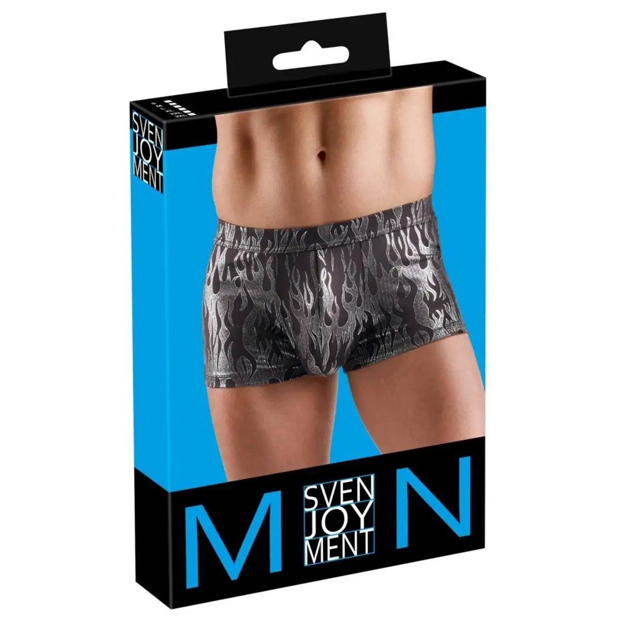 Svenjoyment Pants M męskie szorty z metalicznym wzorem, czarne