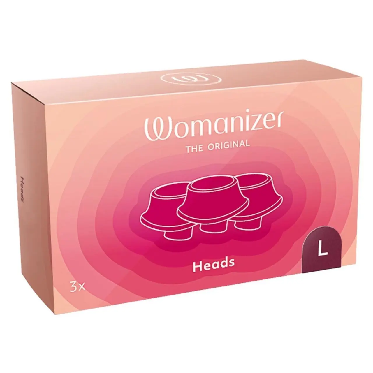 Womanizer Zestaw 3 Głowic Wymiennych L Bordeaux Premium/Classic 2
