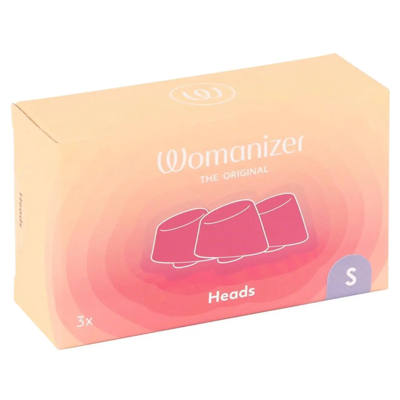 Womanizer W-Heads 3x Lilac S - Zapasowe końcowki silikonowe S