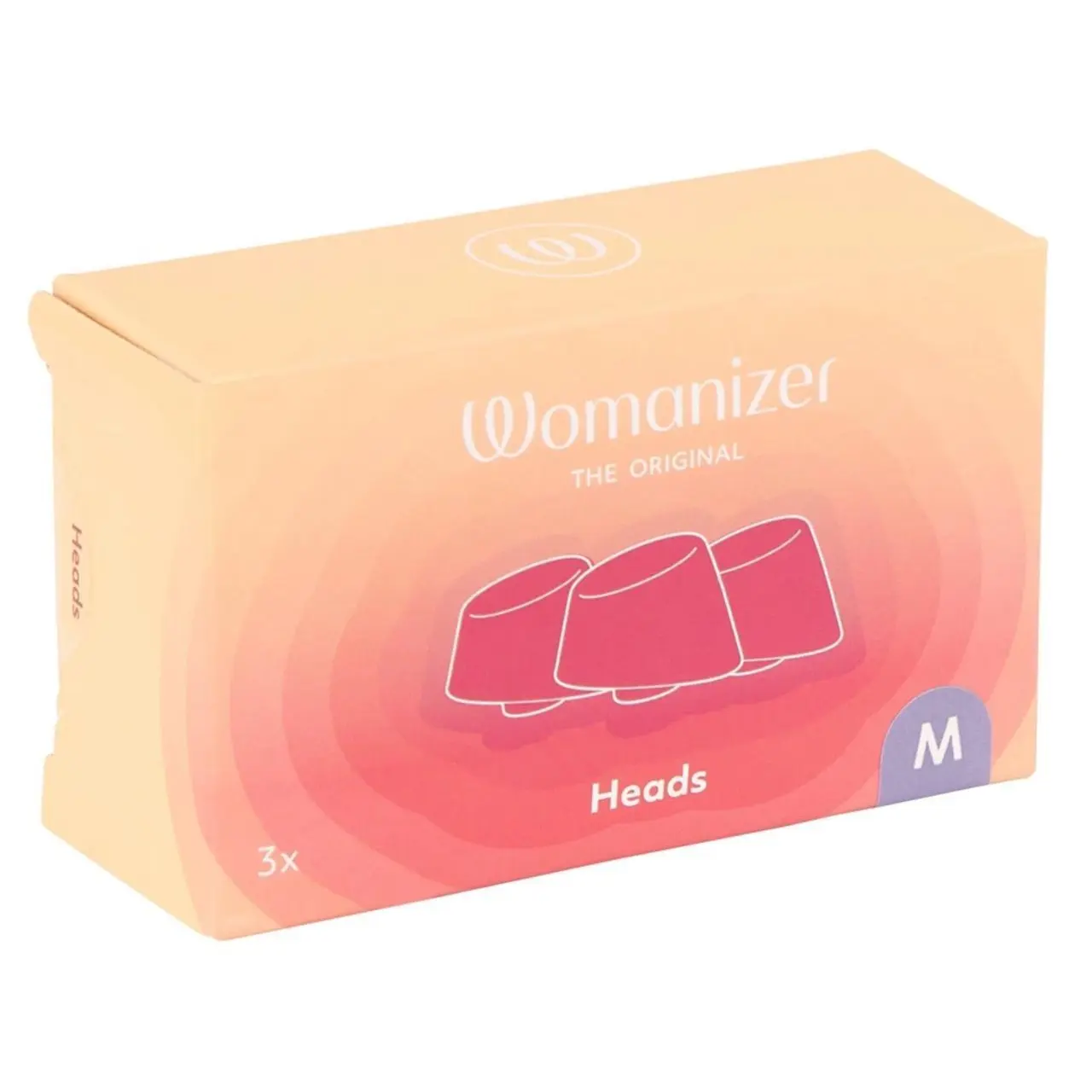 Womanizer W-Heads 3x Lilac M - Zestaw wymiennych końcowek średnich