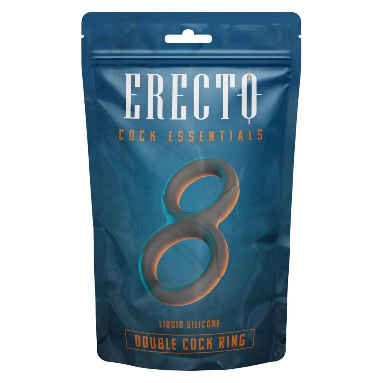 Erecto Double Ring Liquid Silicone - podwojny elastyczny pierścień