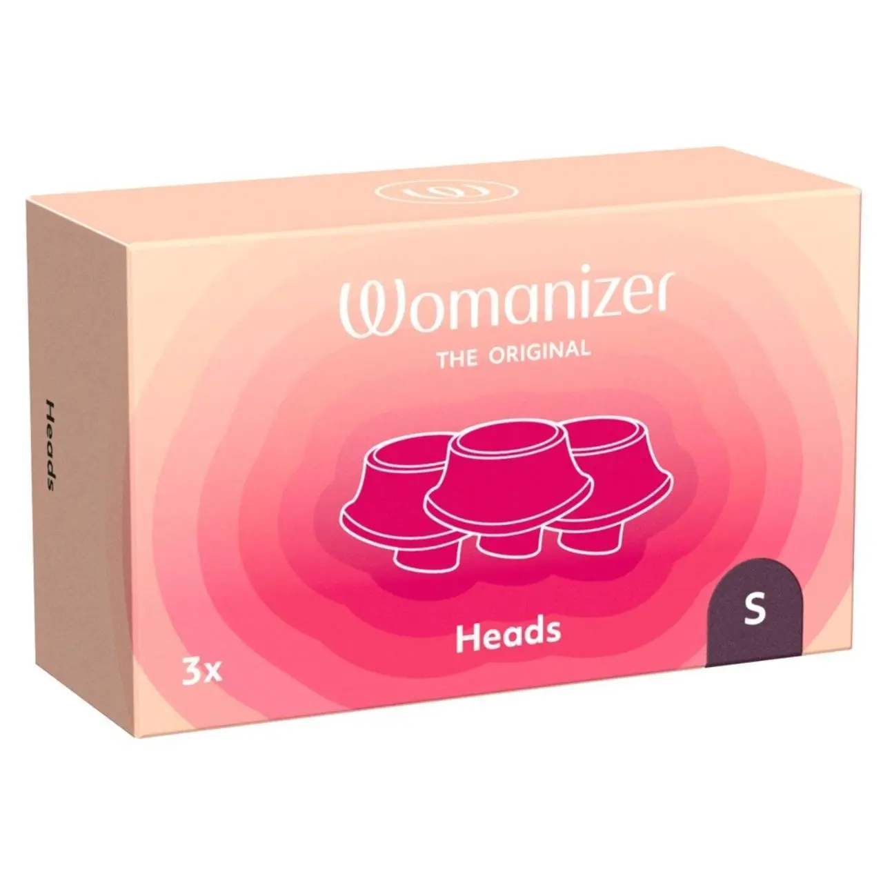 Womanizer Next wymienne nakładki silikonowe S ciemny fiolet 3 szt.