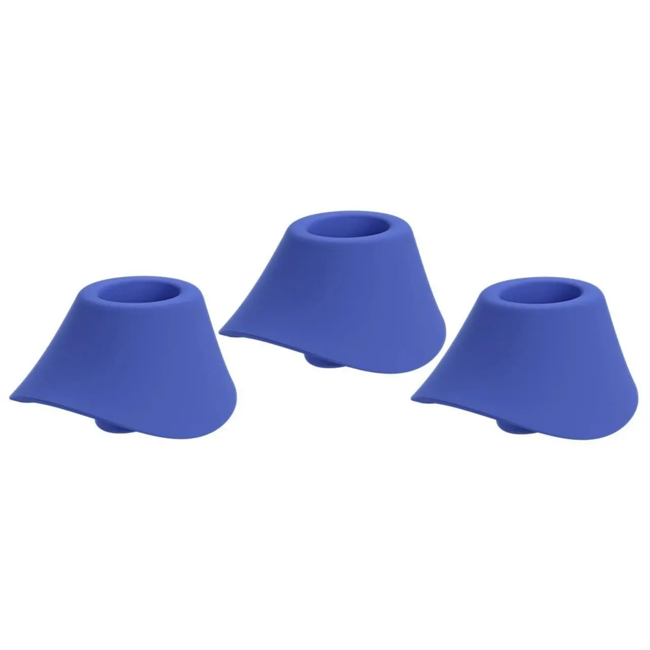 Womanizer W-Heads 3x M Niebieskie - Zestaw Nasadek Silikonowych