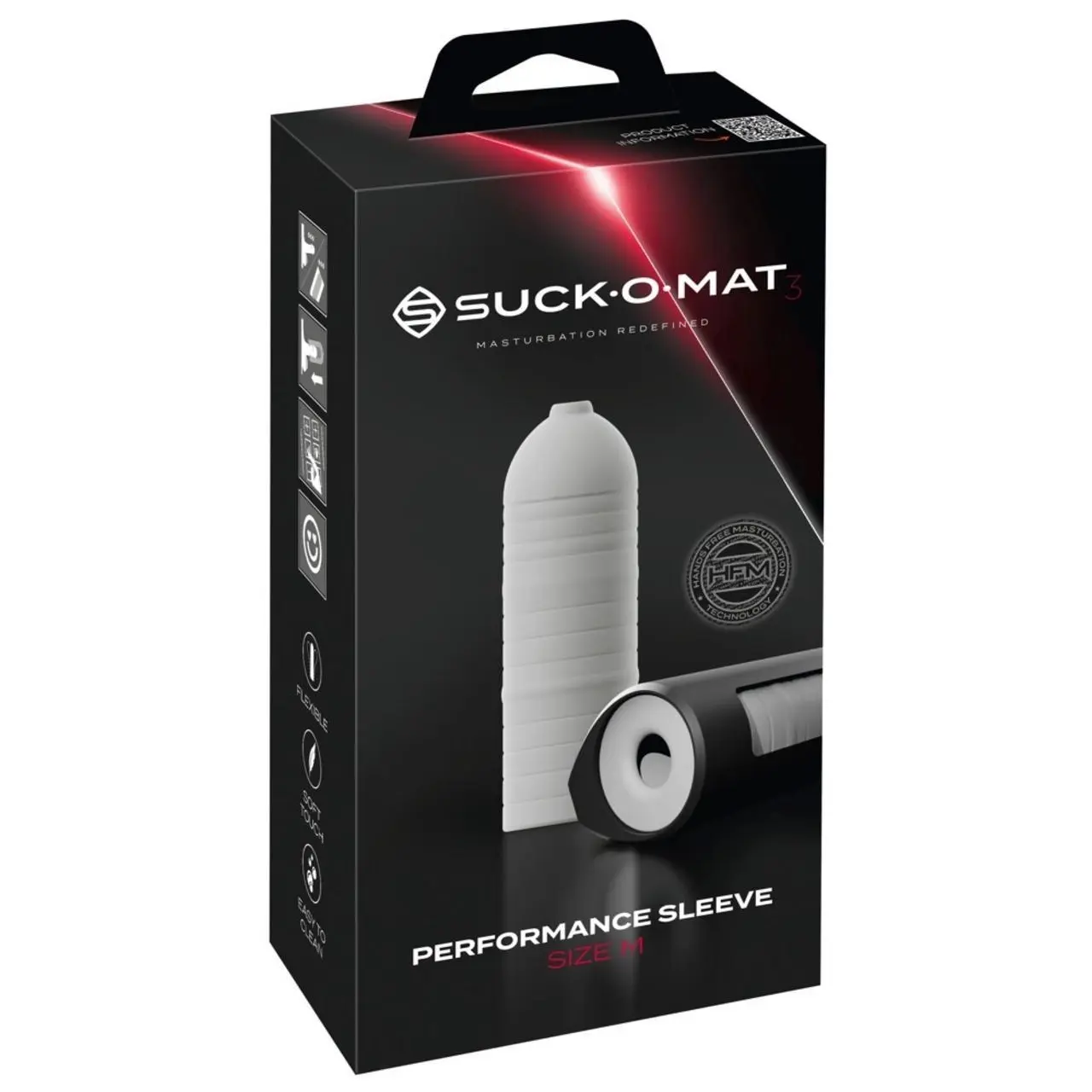 Orion Suck-O-Mat 3 Wkład Performance Sleeve M, silikonowy, 21 cm