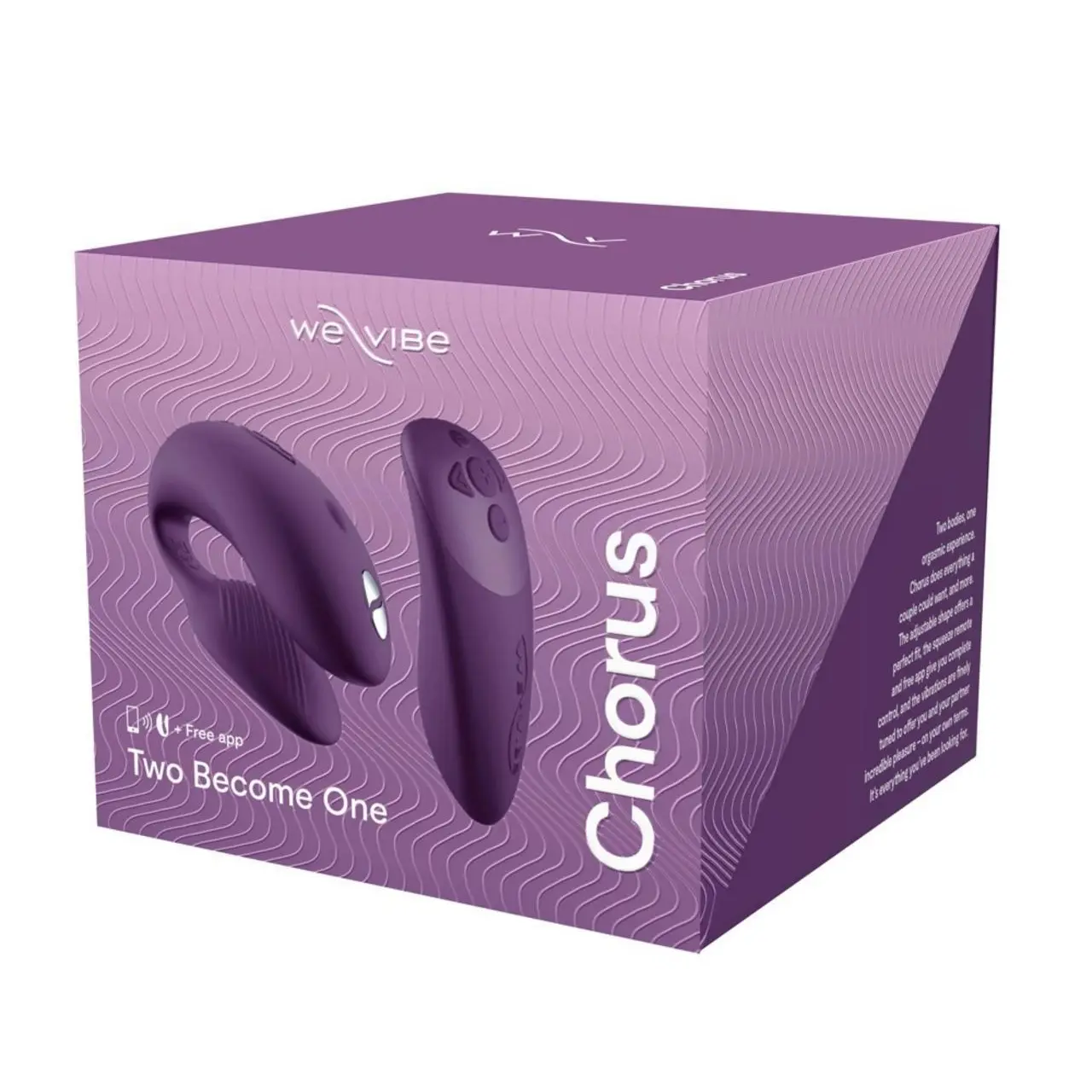 We-Vibe Chorus Purple - Wibrujący model dla par, sterowanie aplikacją