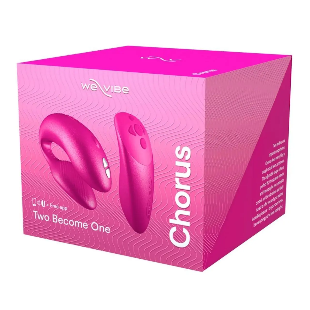 We-Vibe Chorus Cosmic Pink - zaawansowany model parowy, 10 trybow, rożowy