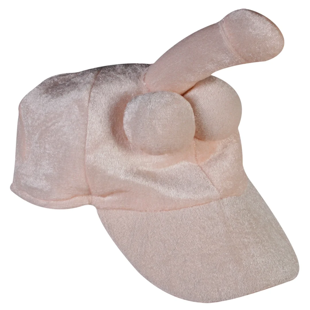 Orion Brand czapka z daszkiem pluszowa model anatomiczny beżowa