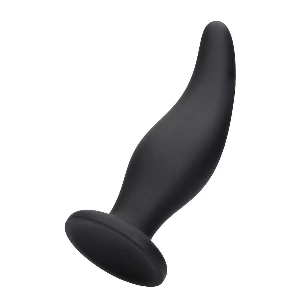 Ouch! Curve silikonowy korek z przyssawką - anatomiczny kształt