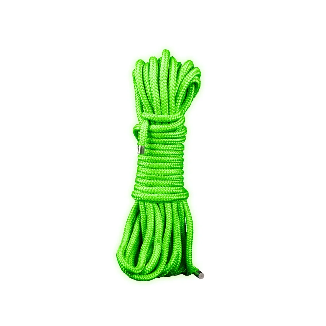 Ouch! Lina świecąca w ciemności 10 m - model fluorescencyjny zielony