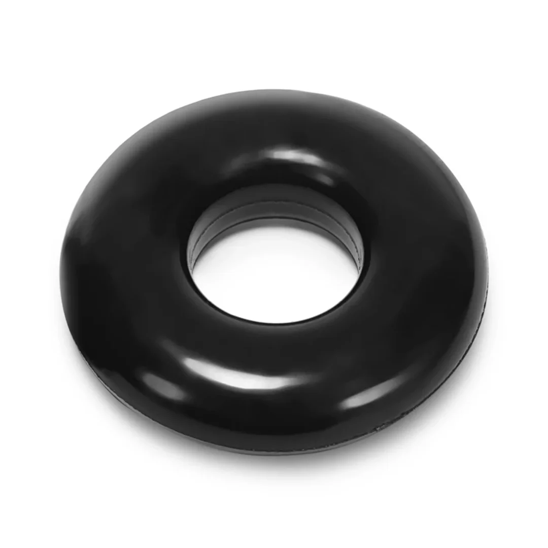 Oxballs Do-Nut 2 okrągły pierścień elastyczny czarny 5,1 cm
