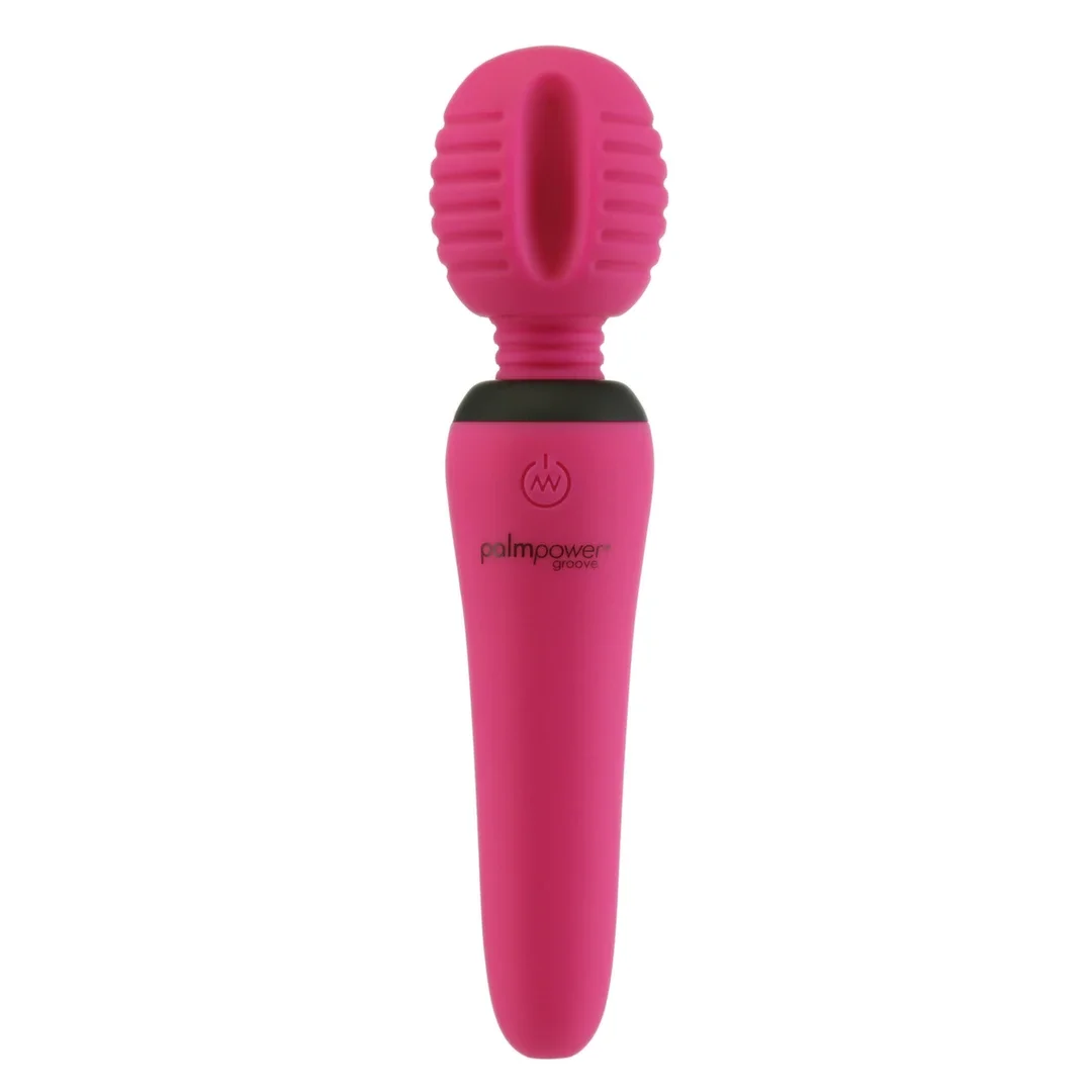 PalmPower Groove Mini Wand Masażer Ręczny Fuchsia 15,2 cm USB