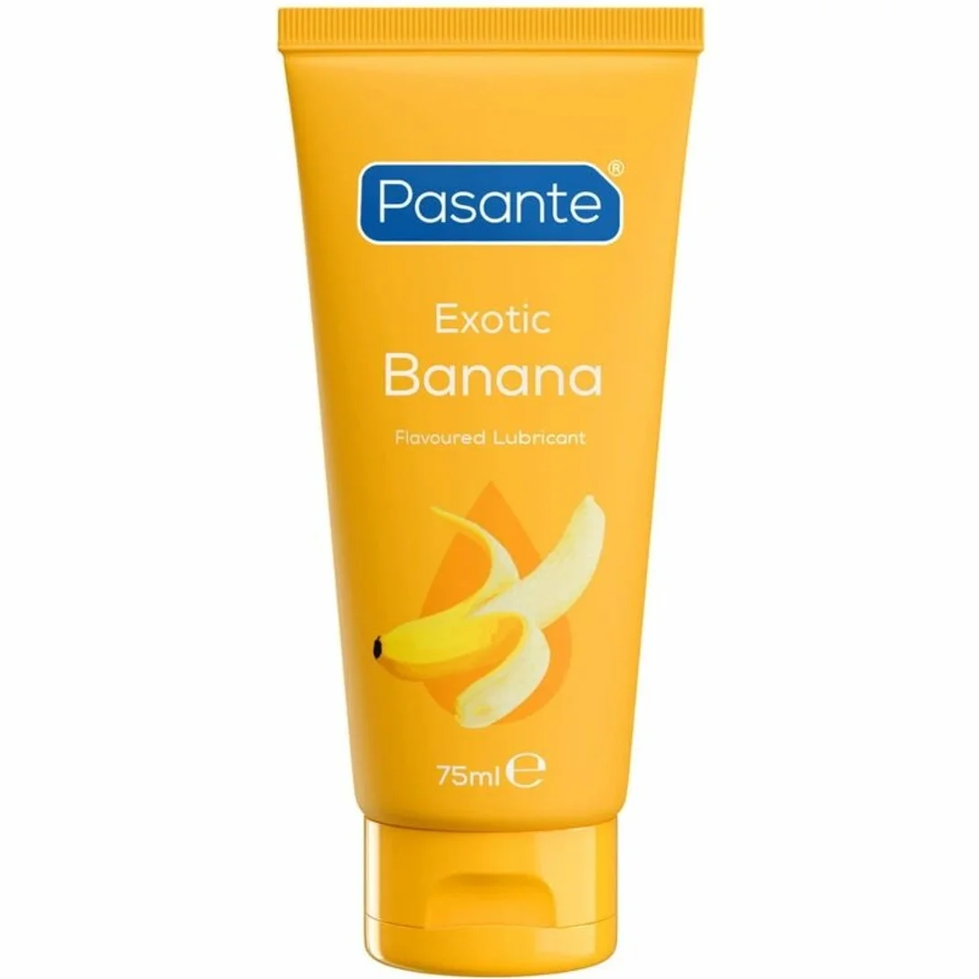 Pasante Lubrykant na bazie wody Banana 75 ml - smakowy, wegański