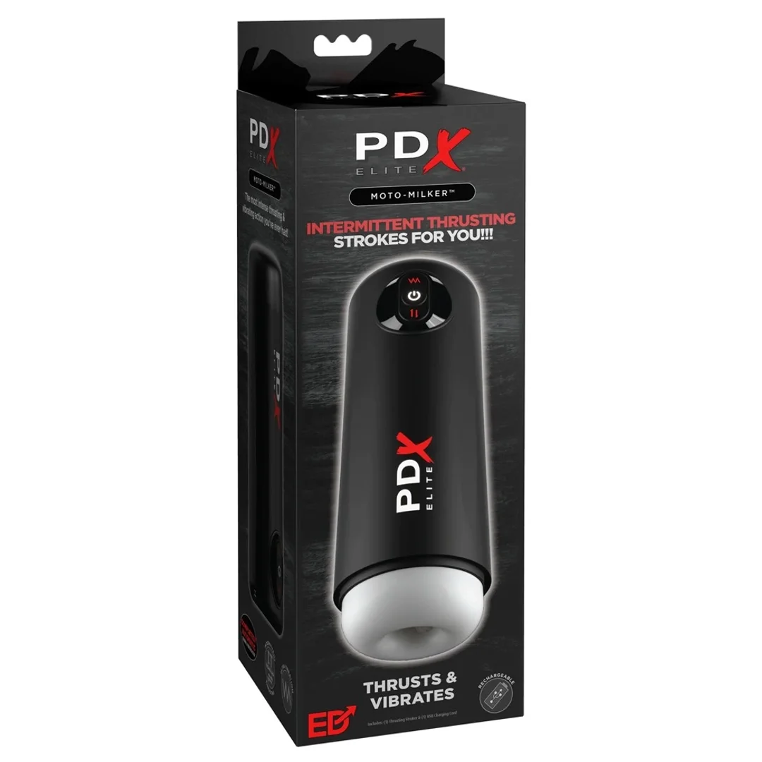 PDX Elite Moto Milker - automatyczna maszyna intymna z masażem i wibracjami