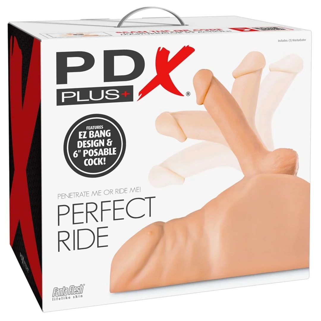 PDX Plus Perfect Ride Light - anatomiczny tors męski, ruchomy element, 33 cm