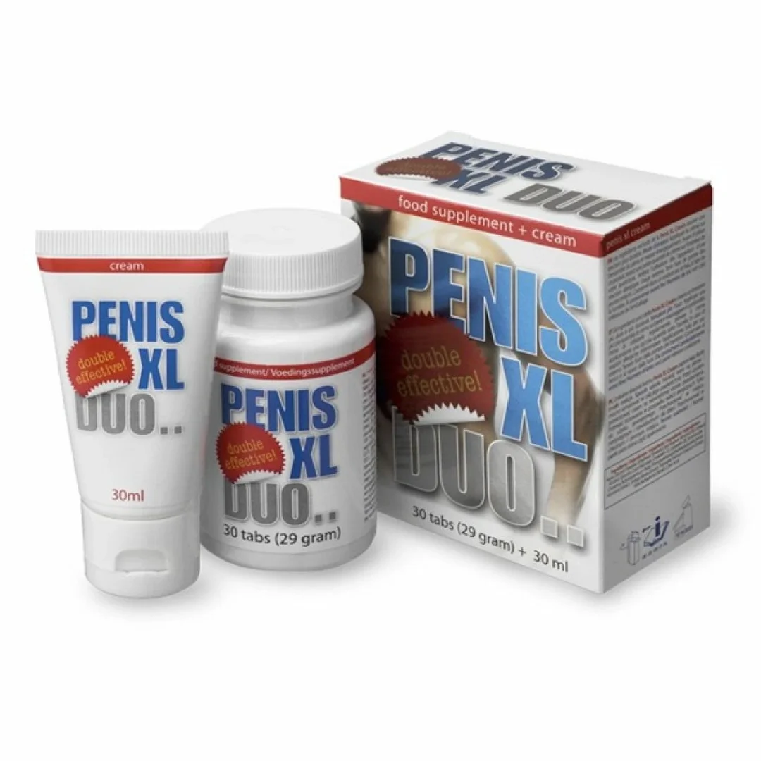 PenisXL Duo Pack zestaw tabletek i kremu - wsparcie dla męskiej kondycji