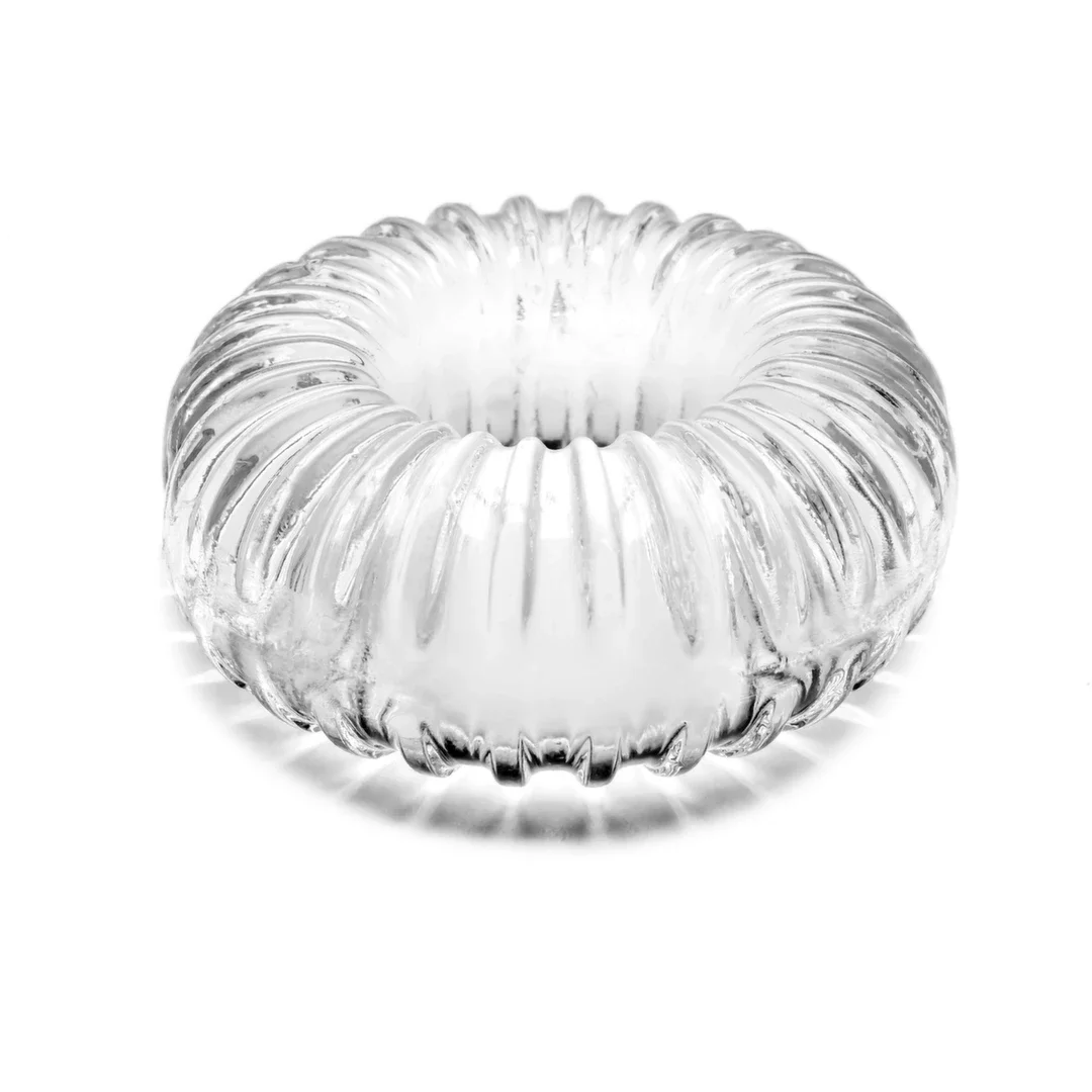 Perfect Fit Ribbed Ring Clear - wytrzymały pierścień anatomiczny SilaSkin