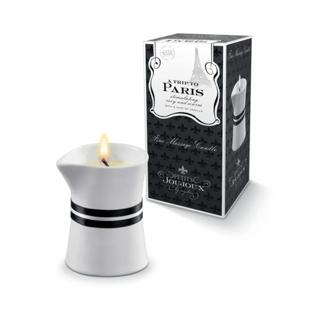 Petits Joujoux Paris Świeca do masażu wanilia & drzewo sandałowe 120g
