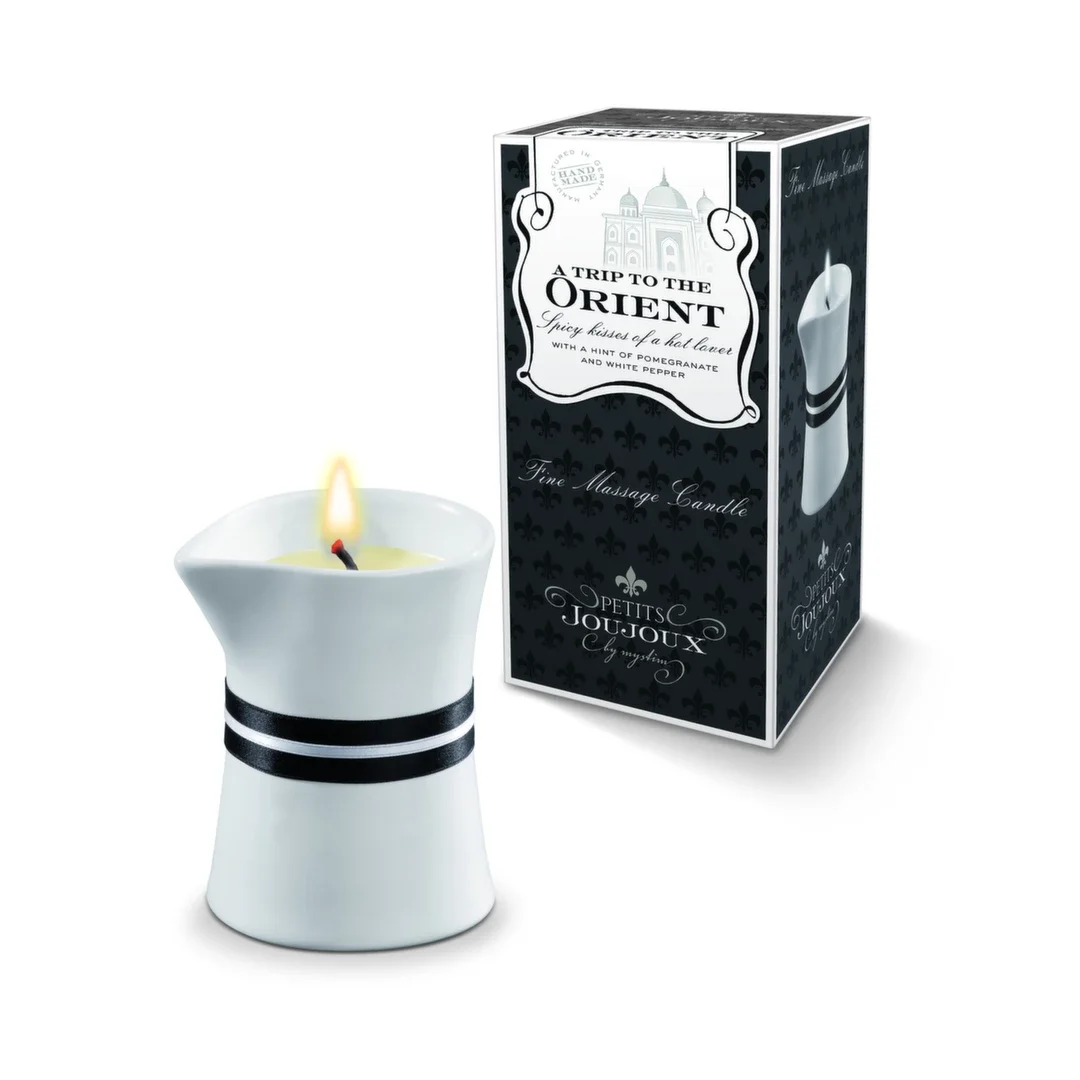 Petits Joujoux Świeca do masażu Orient 120g granat & biały pieprz