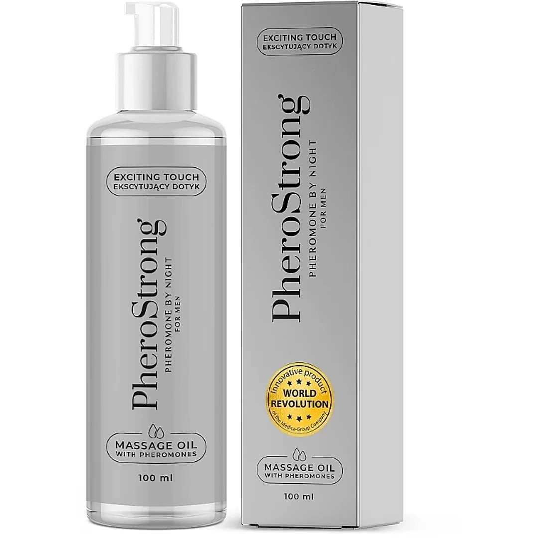 PheroStrong By Night For Men Olejek do masażu z feromonami 100ml