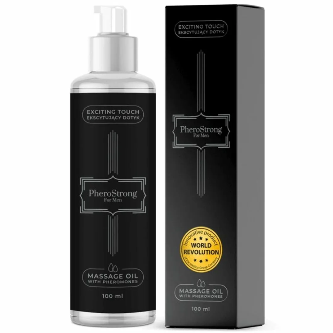 PheroStrong Olejek do masażu dla mężczyzn 100ml z nutą perfum