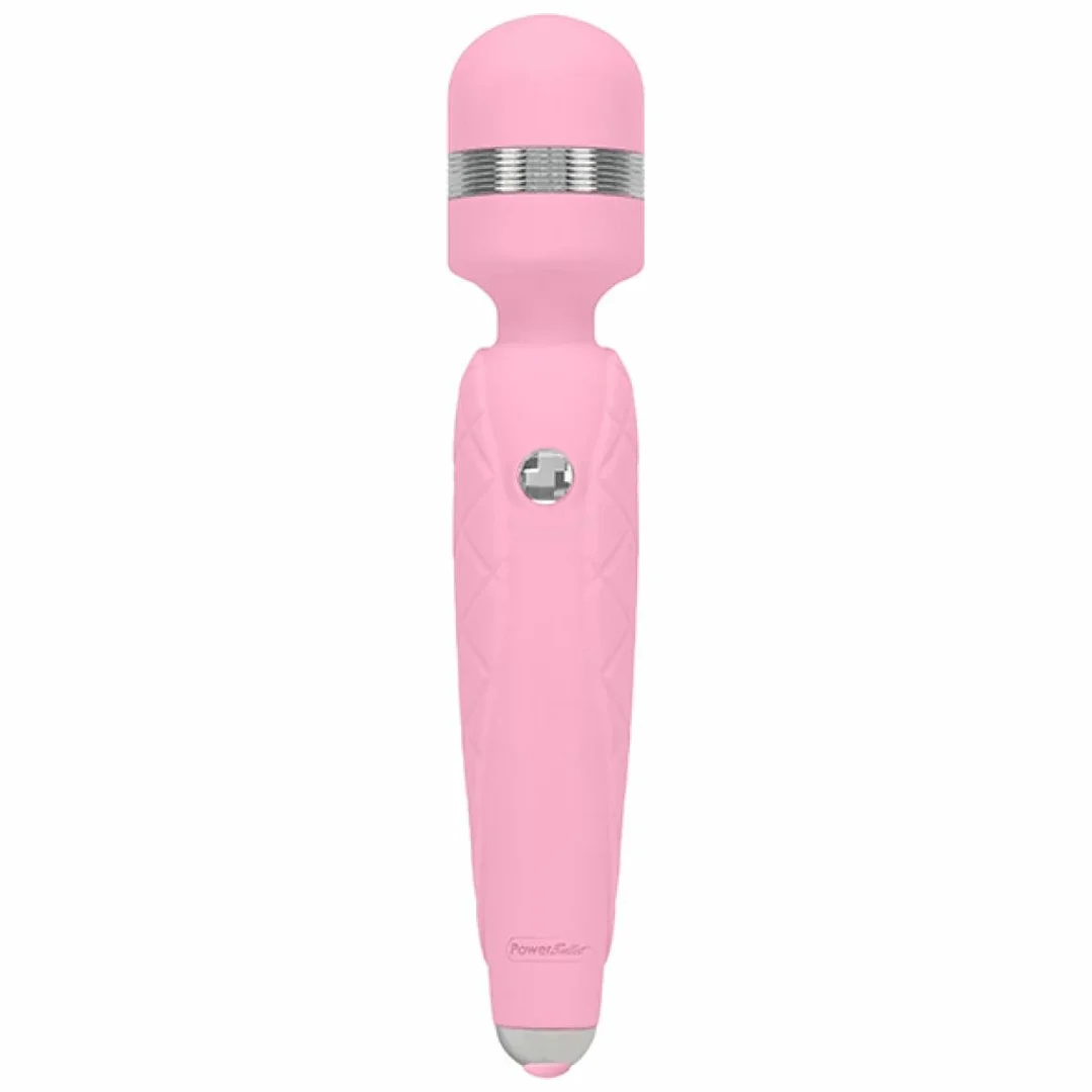 Pillow Talk Cheeky Pink - Masażer z ergonomicznym uchwytem i ładowaniem USB