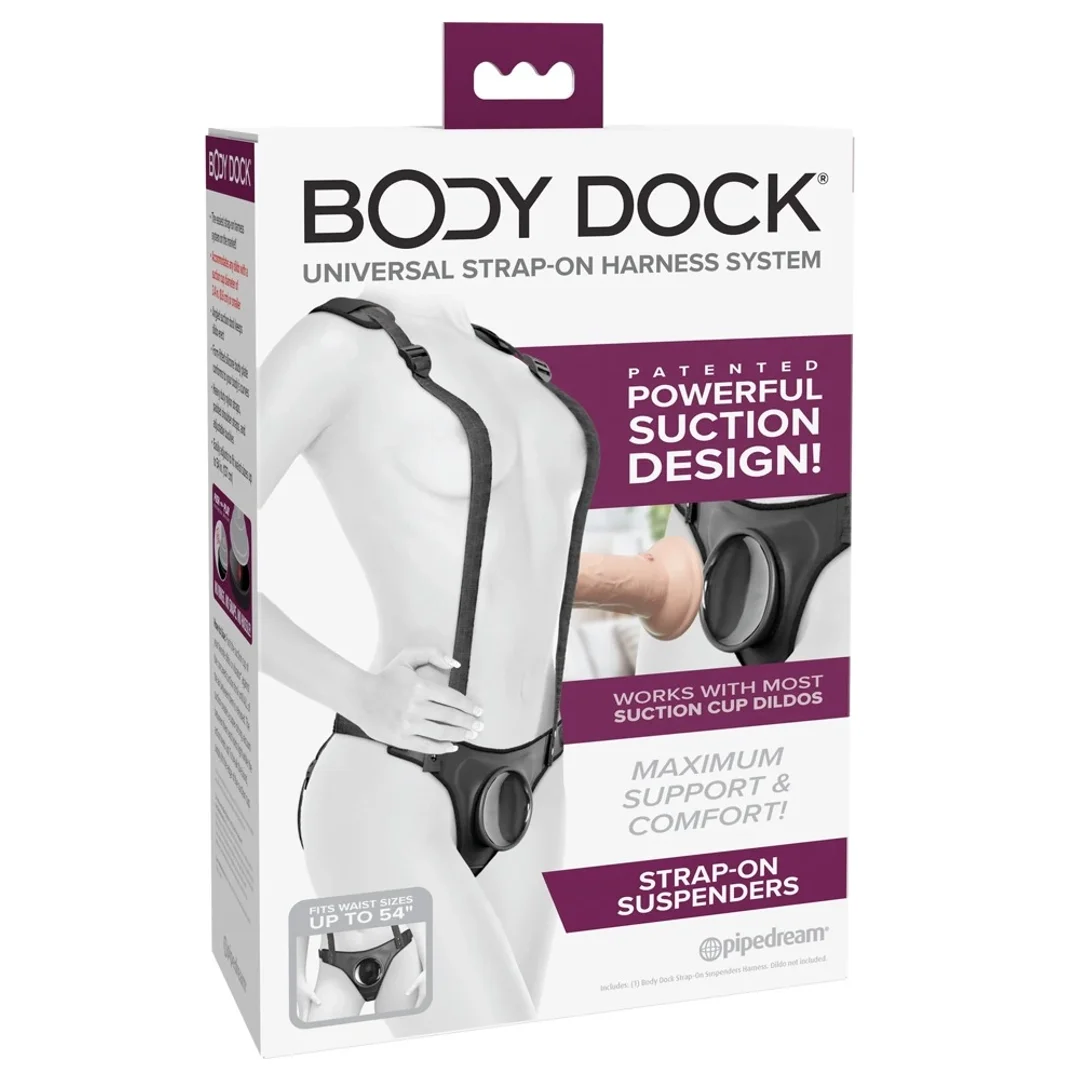 Pipedream Body Dock Strap-On Uprząż z Regulowanymi Szelkami 61-137 cm