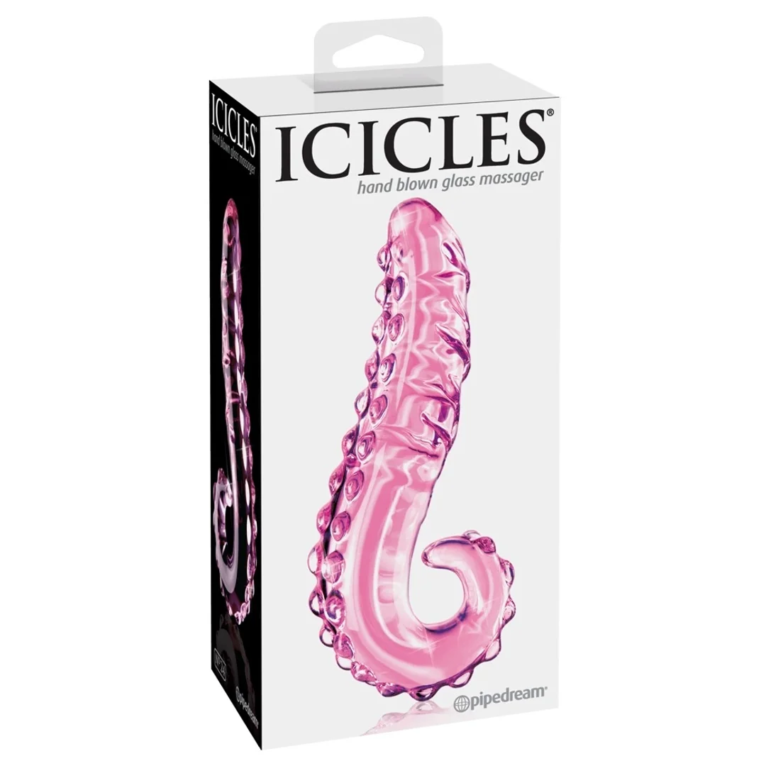 Pipedream Icicles Model 24 szklany masażer zakrzywiony 15,5 cm