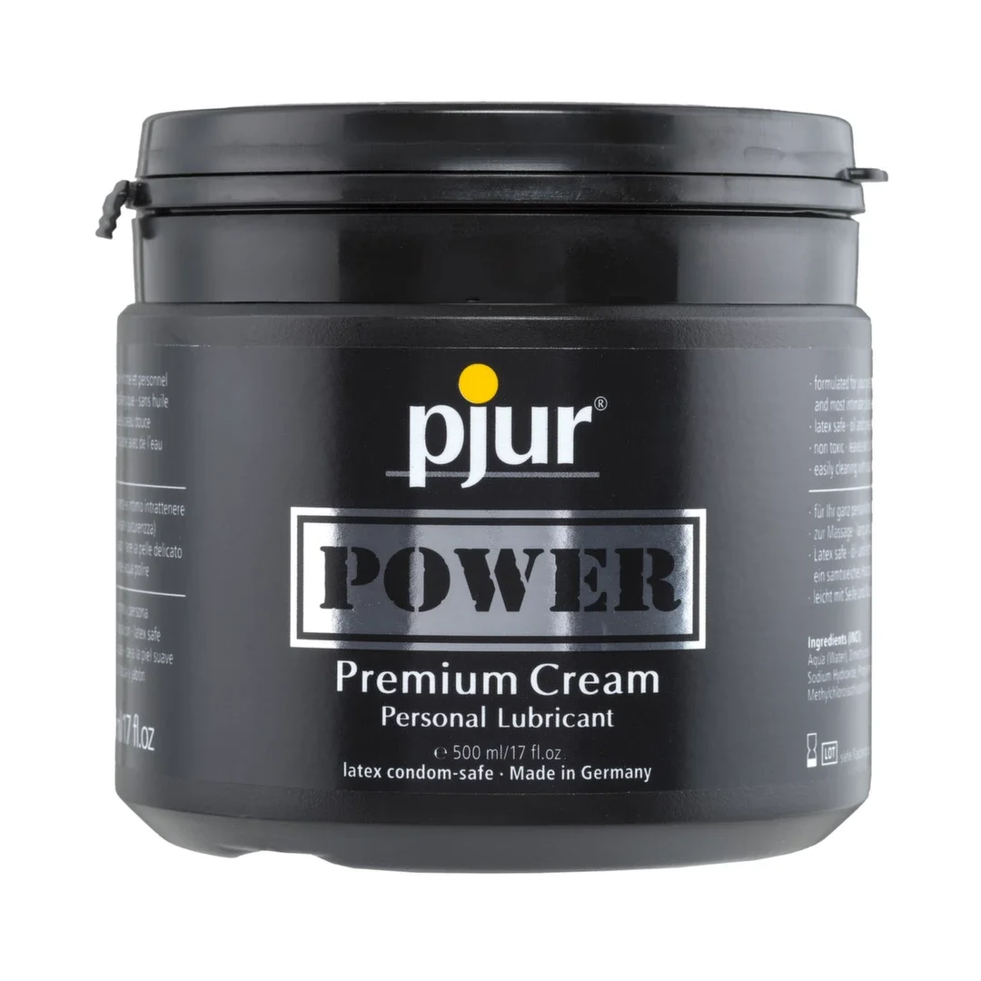 Pjur Power Premium Cream 500ml - hybrydowy żel nawilżający do akcesoriow