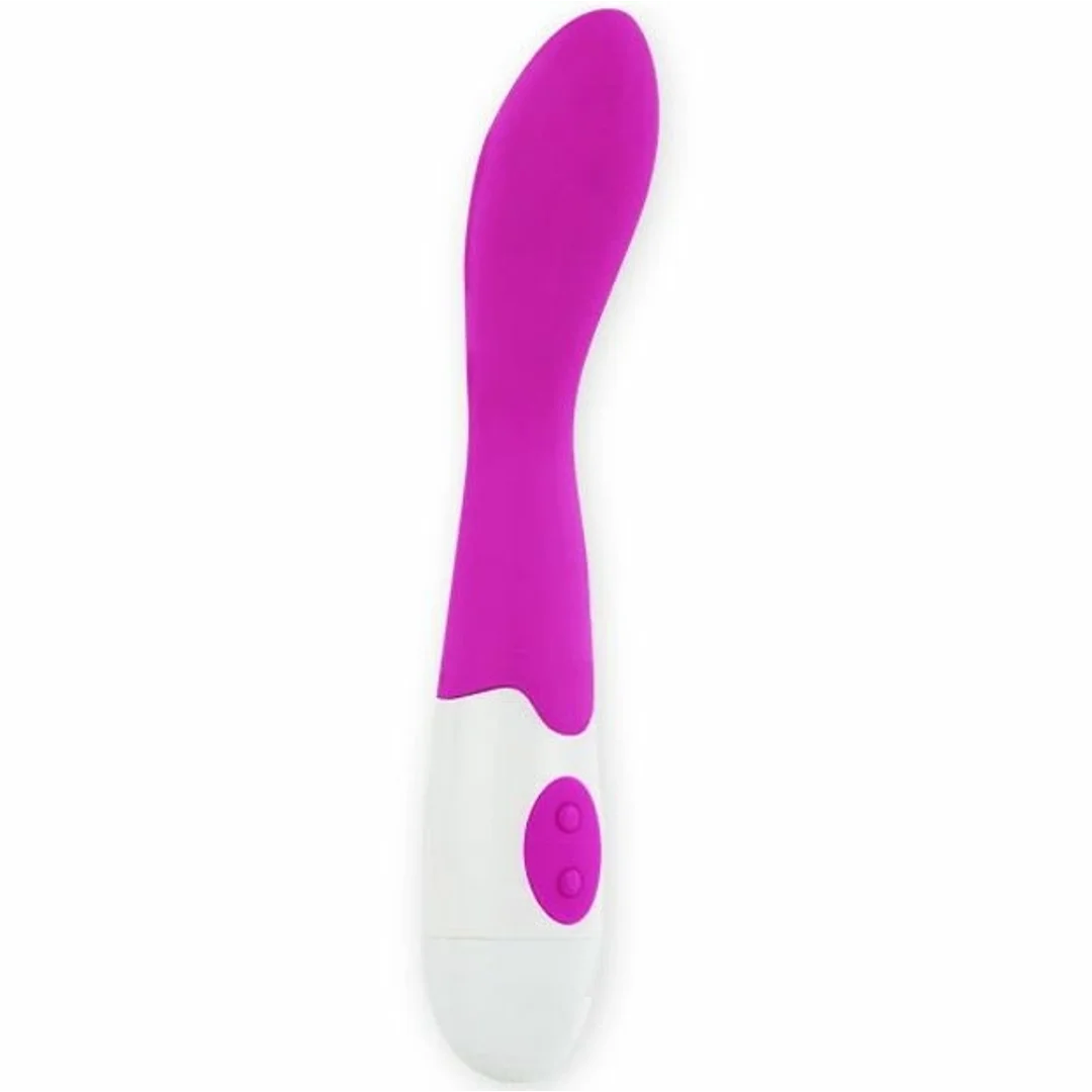 Pretty Love Bishop - masażer intymny liliowo-biały, 30 trybow, 18 cm