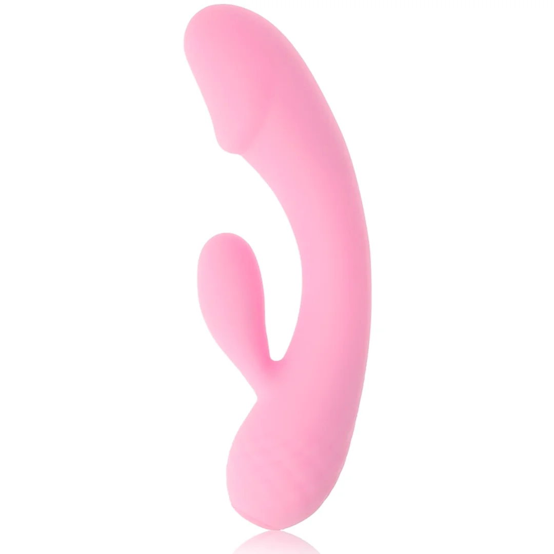 PRETTY LOVE Ron - Wibrator silikonowy z funkcją kroliczka, 12 trybow, USB