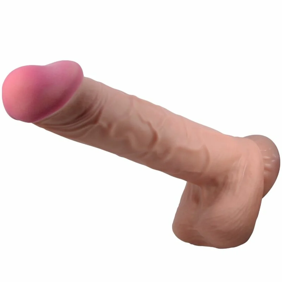 Pretty Love Sliding Skin model anatomiczny z przyssawką brązowy 26 cm