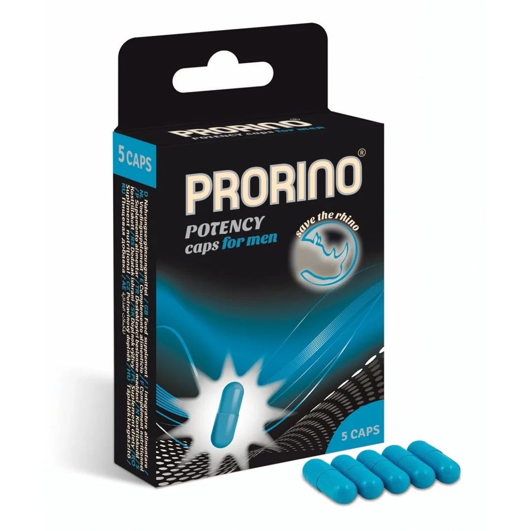 Prorino Potency kapsułki dla mężczyzn 5 sztuk - suplement diety